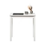 Scrivania in legno Massello rettangolare verniciata Bianca - 2 Dimensioni disponibili-87936