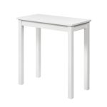 Scrivania in legno Massello rettangolare verniciata Bianca - 2 Dimensioni disponibili-87937