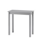 Scrivania in legno Massello rettangolare verniciata Grigio Chiaro - 2 Dimensioni disponibili-87927