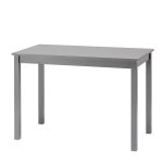 Scrivania in legno Massello rettangolare verniciata Grigio Chiaro - 2 Dimensioni disponibili-87925