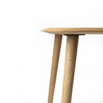 Tavolo in legno di Rovere impiallacciato con Bordi smussati - 80 x 80 x 75 h. cm-88096