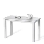 Tavolino da salotto in legno Massello verniciato Bianco - 2 Dimensioni disponibili - foto 3