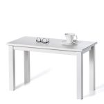 Tavolino da salotto in legno Massello verniciato Bianco - 2 Dimensioni disponibili-88004