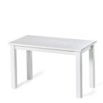 Tavolino da salotto in legno Massello verniciato Bianco - 2 Dimensioni disponibili-88005