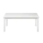 Tavolino da salotto in legno Massello verniciato Bianco - 2 Dimensioni disponibili - foto 6