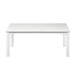 Tavolino da salotto in legno Massello verniciato Bianco - 2 Dimensioni disponibili-88007