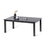 Tavolino da salotto in legno Massello verniciato Nero - 2 Dimensioni disponibili-87992