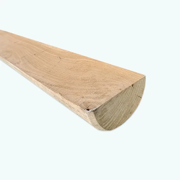 Mezzo Palo legno di CASTAGNO Tornito CERTIFICATO PEFC