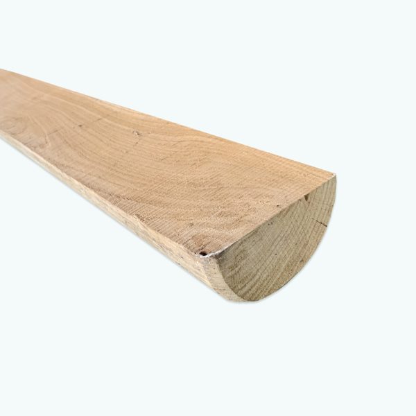 Mezzo Palo legno di CASTAGNO Tornito CERTIFICATO PEFC