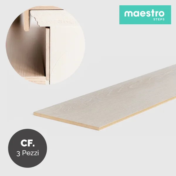ALZATE COLORADO OAK Rivestimento per Scale Interne - Confezione 3 Pezzi -0