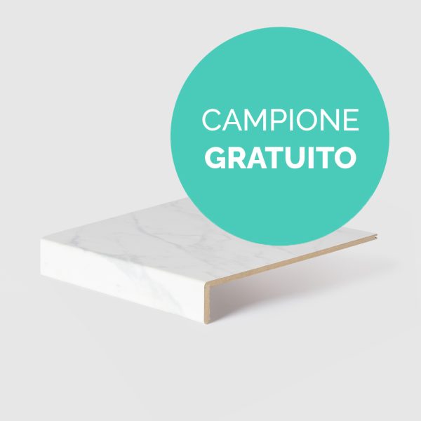 Campione Gradino MARMO BIANCO Rivestimento Scale-0