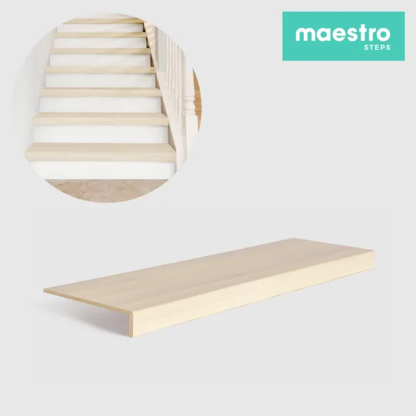 GRADINO IDAHO OAK Rivestimento Scale Interne Fai da te - Larghezza max 100 cm-0