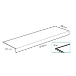 GRADINO TERRAZZO GREY Rivestimento Scale Interne Fai da te - Larghezza max 130 cm-89318