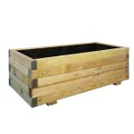 Fioriera in legno di pino impregnato in autoclave TULIPANO 120 x 40 x 32,5 h cm -89679