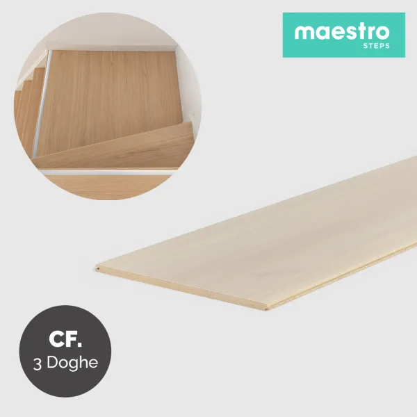 PIANEROTTOLO IDAHO OAK Rivestimento per Scale Interne - Confezione 1,38 MQ-0