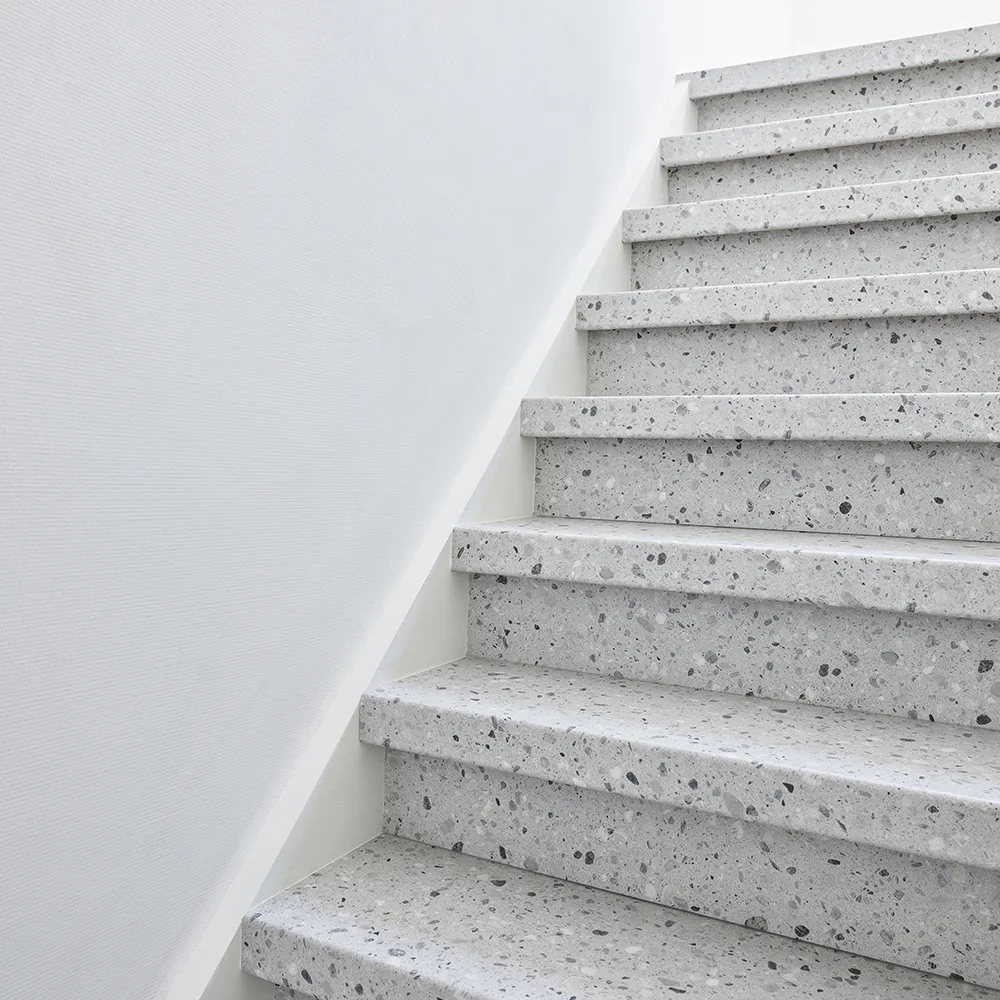 GRADINO TERRAZZO GREY Rivestimento Scale Interne Fai da te - Larghezza max 130 cm-89330