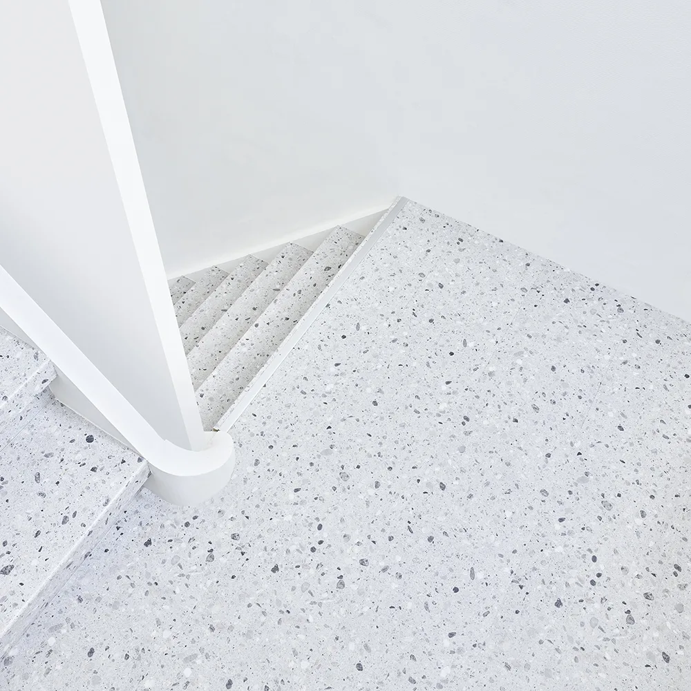 GRADINO TERRAZZO GREY Rivestimento Scale Interne Fai da te - Larghezza max 100 cm-89315