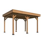 Pergola modulare in legno di Douglas OSLO L - set base 478 x 380 cm-90135