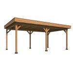 Pergola modulare in legno di Douglas OSLO XL - set base 675 x 430 cm-90148