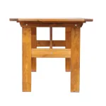 Tavolo in Legno da Esterno Modello VENTA 140 x 80 x 69 h. cm - Verniciato Miele - foto 3