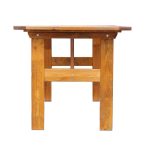 Tavolo in Legno da Esterno Modello VENTA 140 x 80 x 69 h. cm - Verniciato Miele-89899