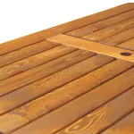 Tavolo in Legno da Esterno Modello VENTA 140 x 80 x 69 h. cm - Verniciato Miele - foto 4