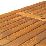 Tavolo in Legno da Esterno Modello VENTA 140 x 80 x 69 h. cm - Verniciato Miele-89900