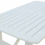 Tavolo in Legno da Esterno Modello VENTA 140 x 80 x 69 h. cm - Verniciato Bianco - foto 4