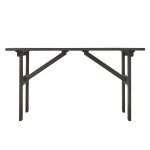 Tavolo in Legno da Esterno Modello VENTA 140 x 80 x 69 h. cm - Verniciato Grigio-89914