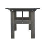 Tavolo in Legno da Esterno Modello VENTA 140 x 80 x 69 h. cm - Verniciato Grigio-89915
