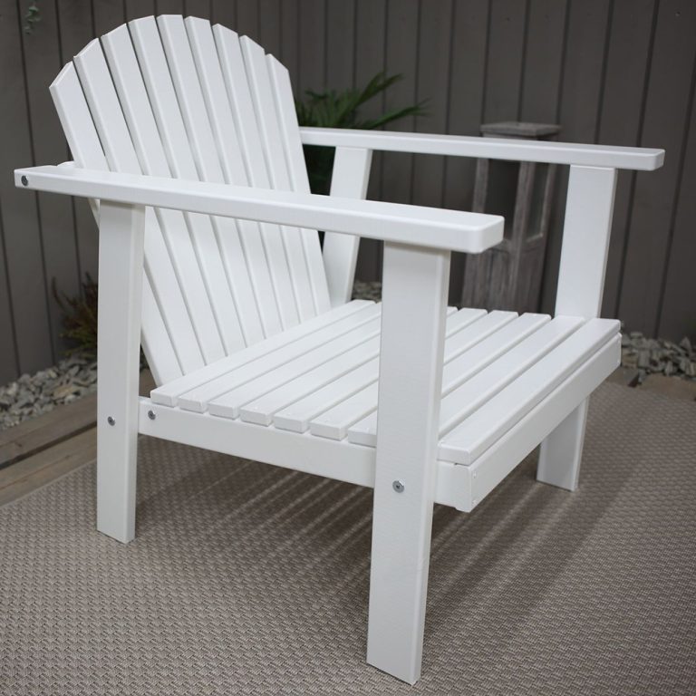 Poltrona da giardino in legno Modello MADISON 69 x 72 x 39/79 h. cm - Verniciato Bianco-0
