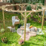 Onlywood Pergola Gazebo CIRCOLO diametro 300 x 220 h cm - foto 2