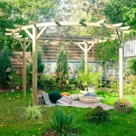 Onlywood Pergola Gazebo CIRCOLO diametro 300 x 220 h cm - foto 3