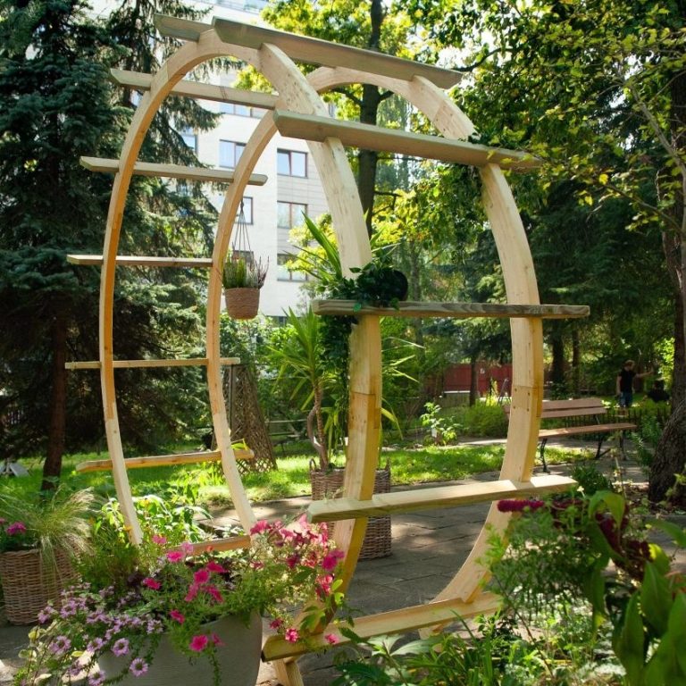 Onlywood Pergola ingresso MOONGATE DOPPIA 227 x 100 x 245 h cm-0