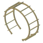 Onlywood Pergola ingresso MOONGATE DOPPIA 227 x 100 x 245 h cm - foto 3
