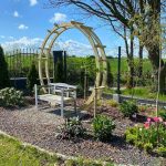 Onlywood Pergola ingresso MOONGATE 227 x 30 x 245 h cm-90484