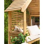 Onlywood Pergola ad Arco ORIO 158 x 77 x 220 h cm - Con Panca-90435