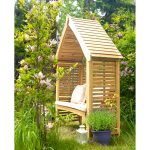 Onlywood Pergola ad Arco ORIO 158 x 77 x 220 h cm - Con Panca-90436