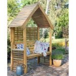 Onlywood Pergola ad Arco ORIO 158 x 77 x 220 h cm - Con Panca-90437