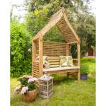 Onlywood Pergola ad Arco SIENA 138 x 65 x 220 h cm - Con Panca - foto 2