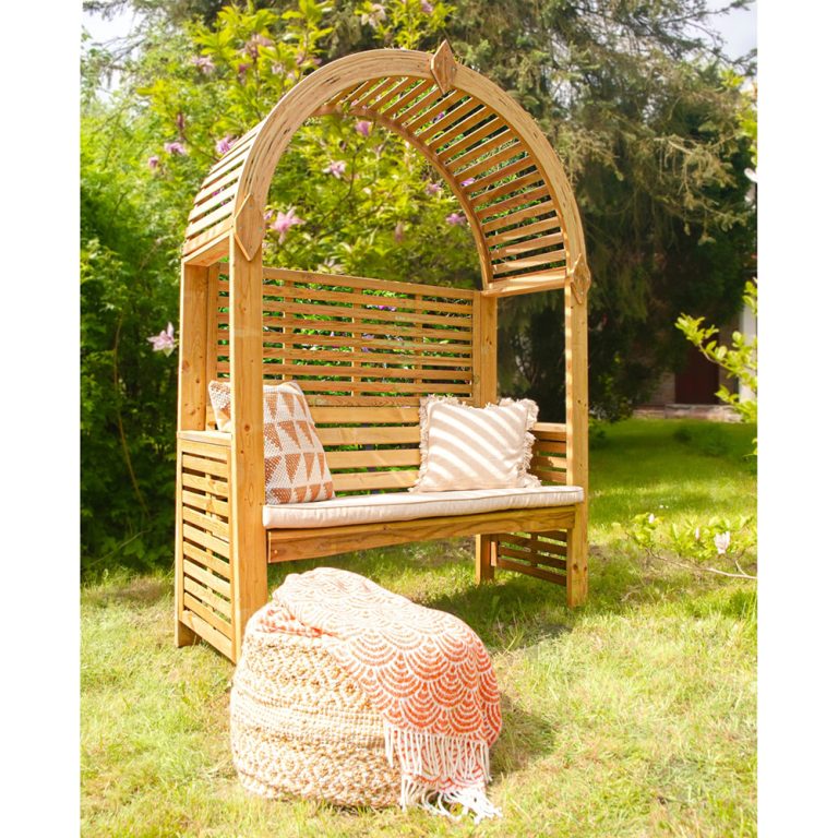 Onlywood Pergola ad Arco ROCCOLO 138 x 58 x 200 h cm - Con Panca-0