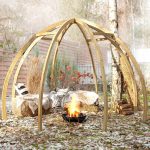 Onlywood Pergola Gazebo IGLOO diametro 360 x 250 h cm-0