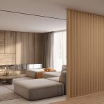 Onlywood Pareti Divisorie per Interni in Legno Rovere Naturale - Con Doghe girevoli a 360°-90635