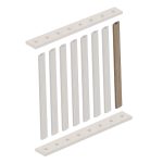 Singola Doga girevole Rovere Naturale