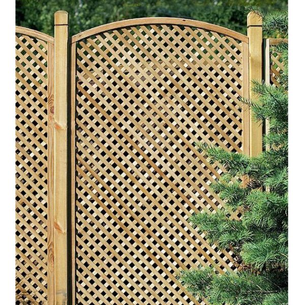 Onlywood Grigliato in Legno maglia stretta PRIVACY AD ARCO 90 X 183/193 h. cm-0