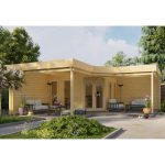 Onlywood Casetta in legno da giardino JUTKA - 678 x 678 cm-0