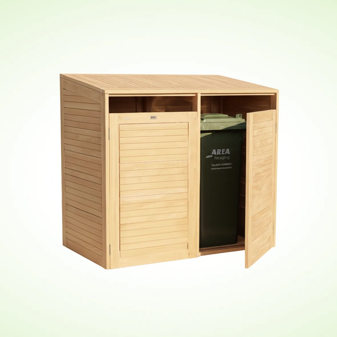 Porta bidoni in legno da giardino - Vendita al dettaglio