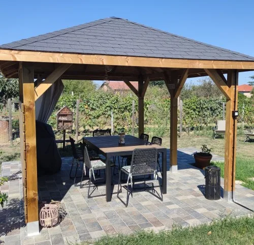 gazebo in legno per giardino onlywood