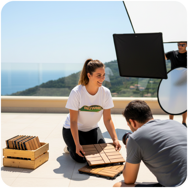 Come posare le piastrelle in legno per esterno