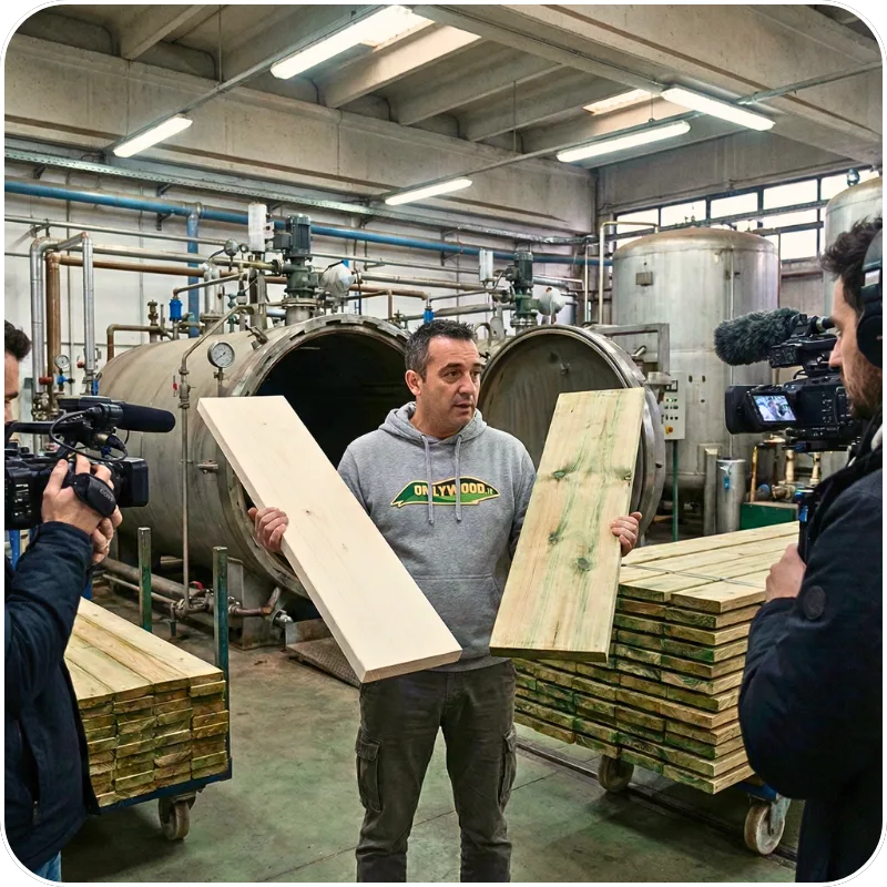 Guida sul legno impregnato in autoclave | Onlywood